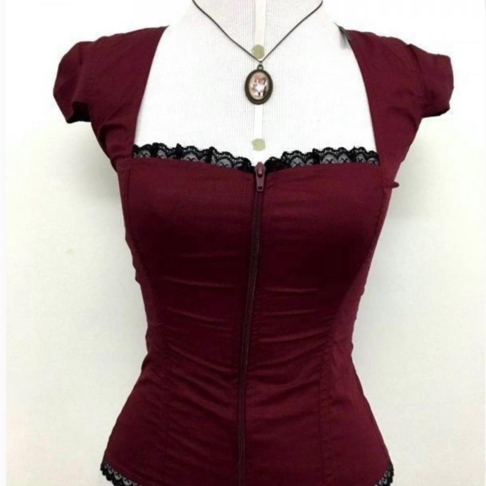 Ink gloss blouse